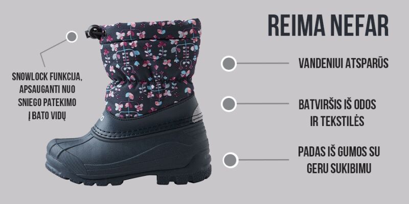 REIMA Winter Boots Nefar 5400024A | OPEN24.LT